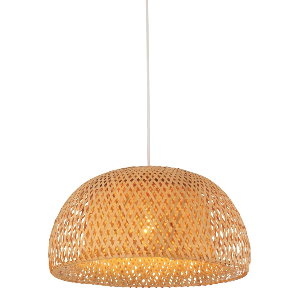CANASTA Pendant Lamp Light Interior ES 40W Large Bamboo Finish OD450mm x L260mm Fast shipping On sale