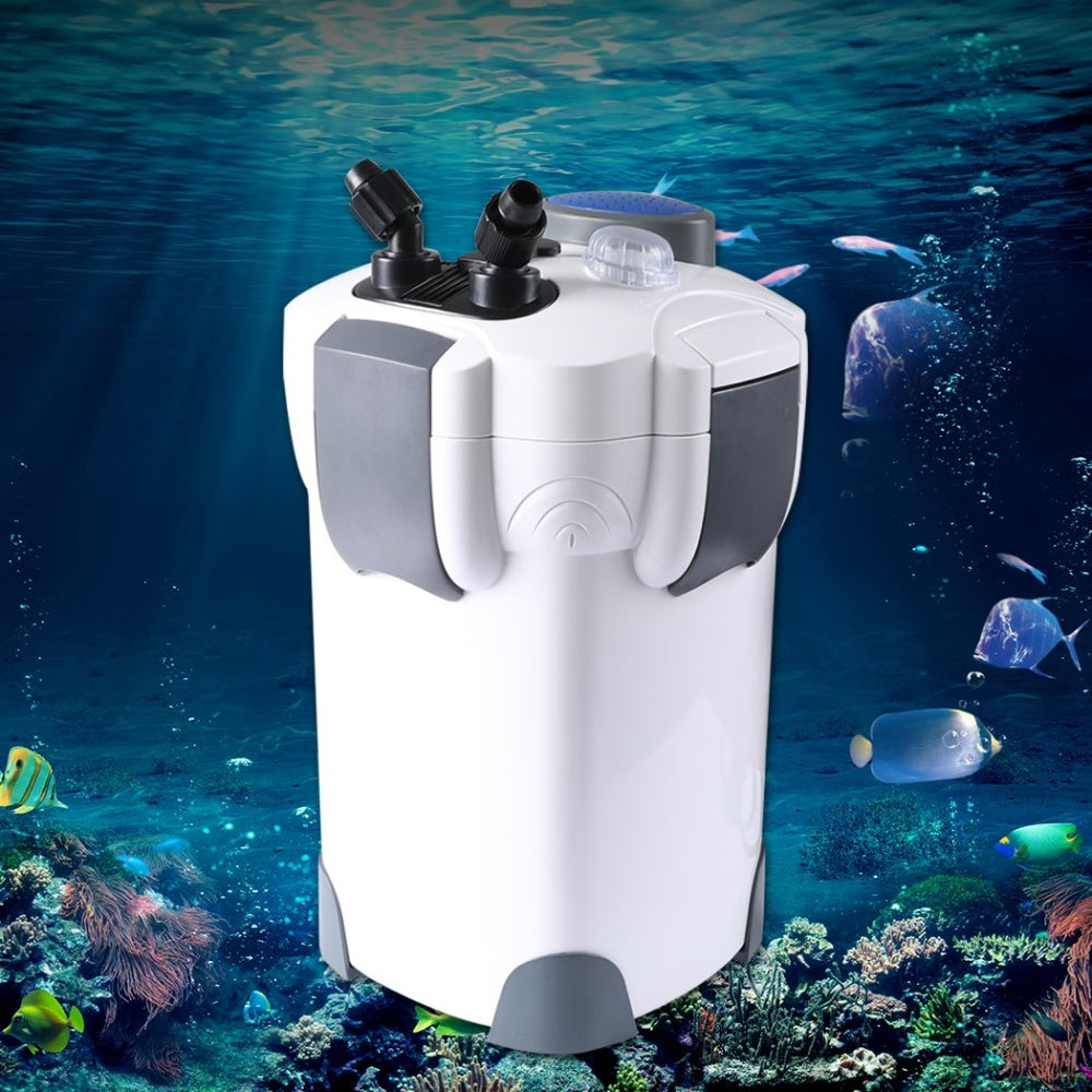 Canister Filter Aquarium External Aqua Pump Fish Water Tank Sponge Pond 1400L/H Fast shipping On sale