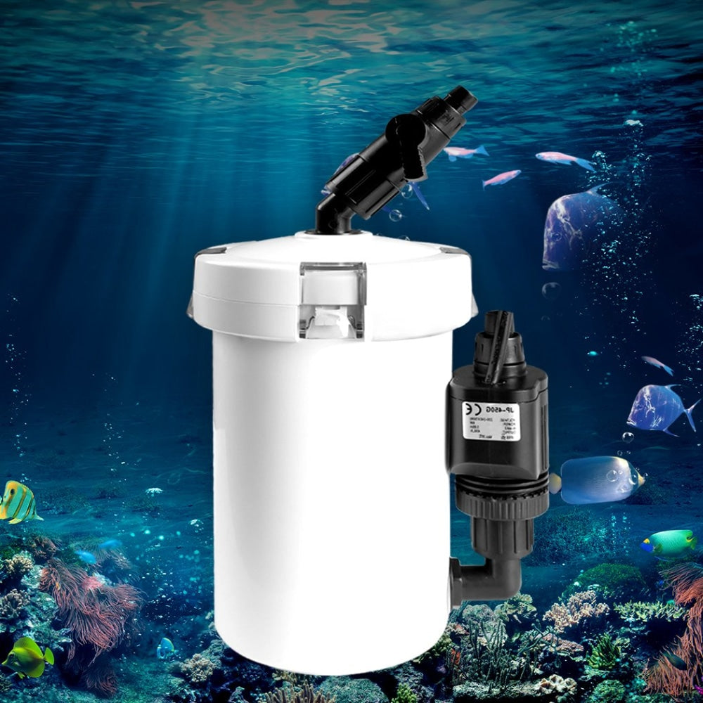 Canister Filter Aquarium External Aqua Pump Fish Water Tank Sponge Pond 400L/H Fast shipping On sale