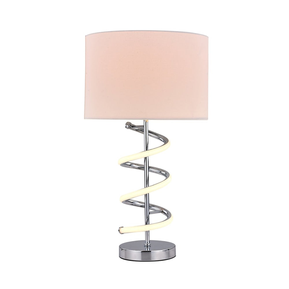 Carly Modern Elegant Table Lamp Desk Light - Chrome Fast shipping On sale