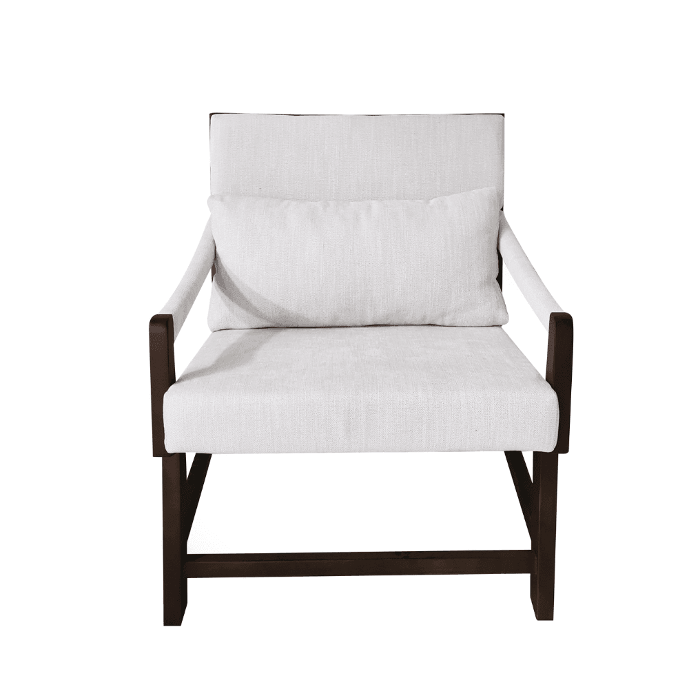 Carmello Accent Lounge Arm Chair - Beige Armchair Fast shipping On sale