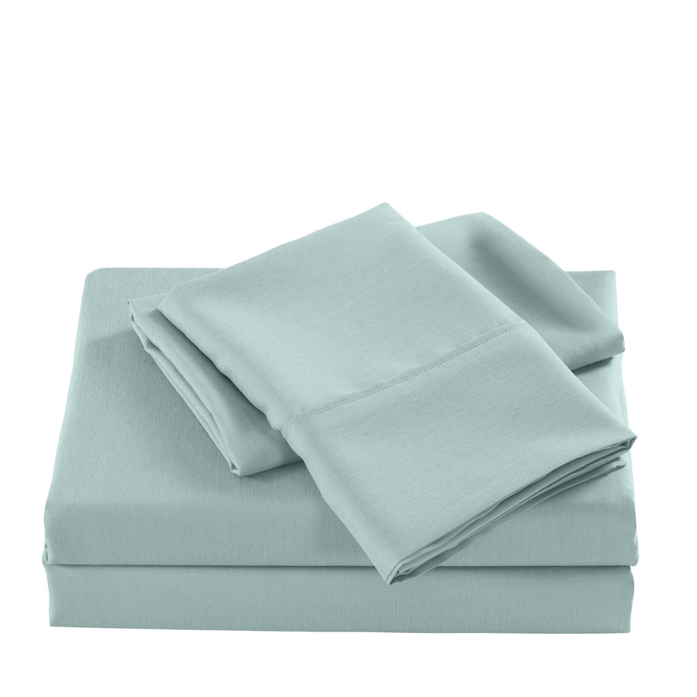 Casa Decor Bamboo Cooling 2000TC Sheet Set - Queen - Frost Bed Fast shipping On sale