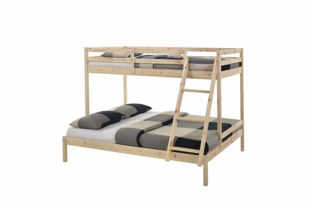 Casper Triple Bunk Bed Frame - Natural Fast shipping On sale