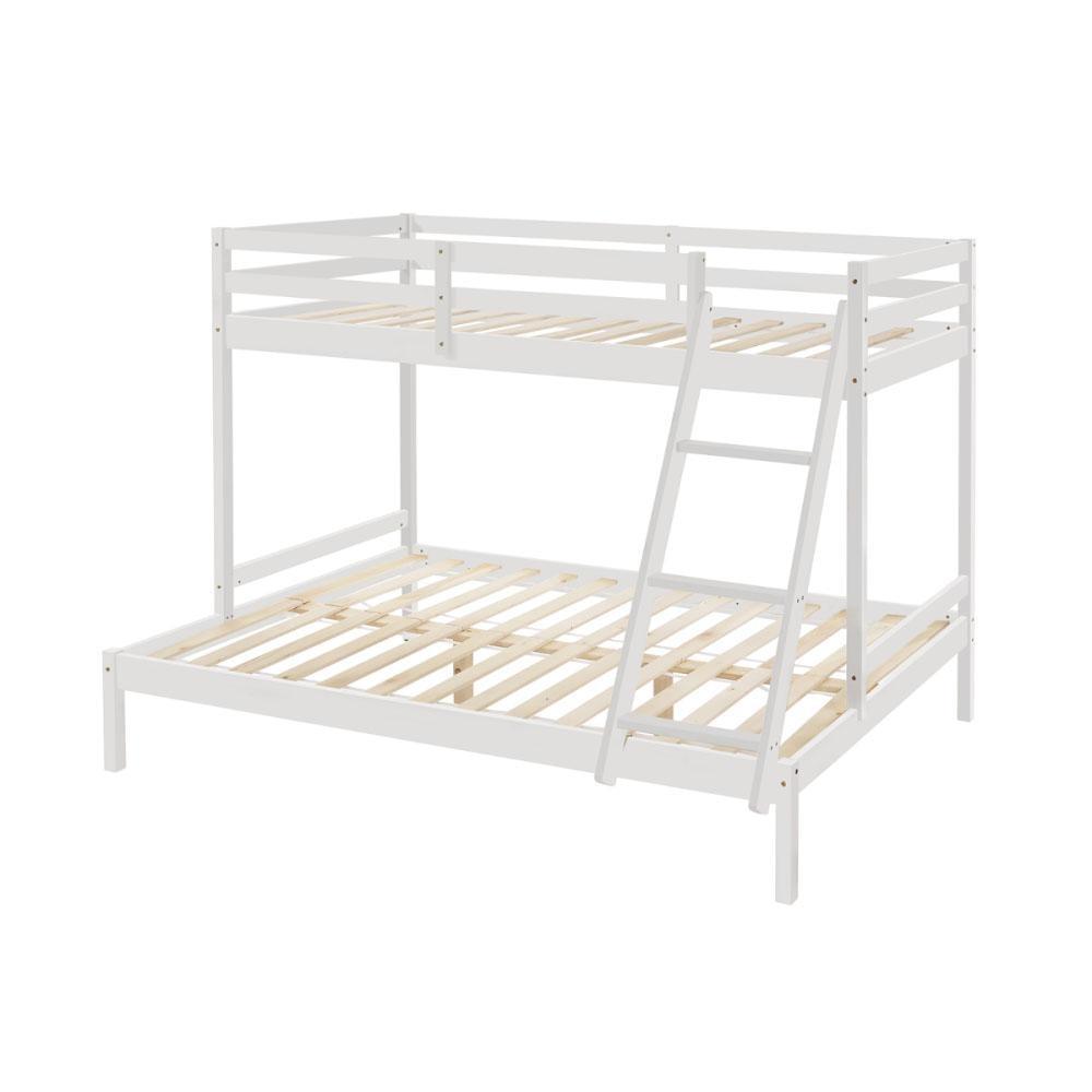 Casper Triple Bunk Bed Frame - White Fast shipping On sale