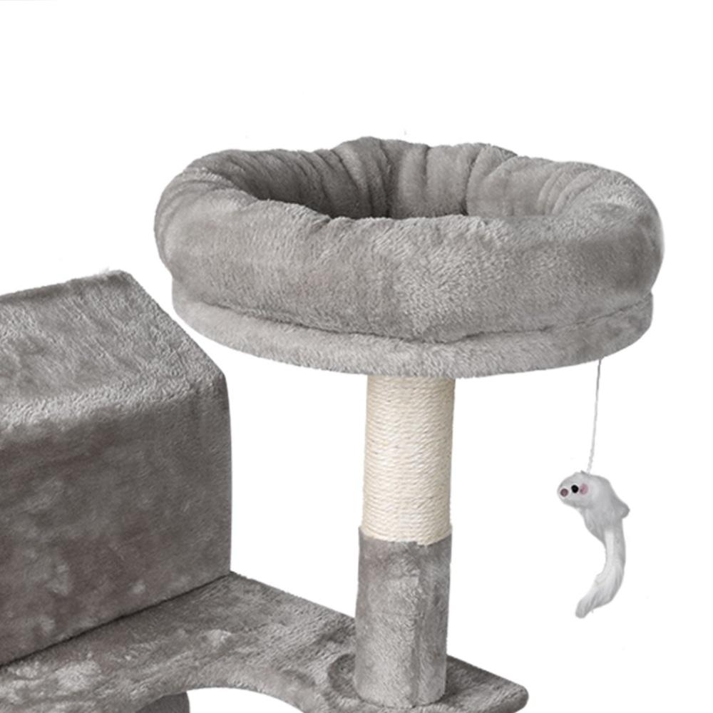 Cat Tree Scratching Post Scratcher Tower Condo House Furniture Grey 110cm Supplies Fast shipping On sale