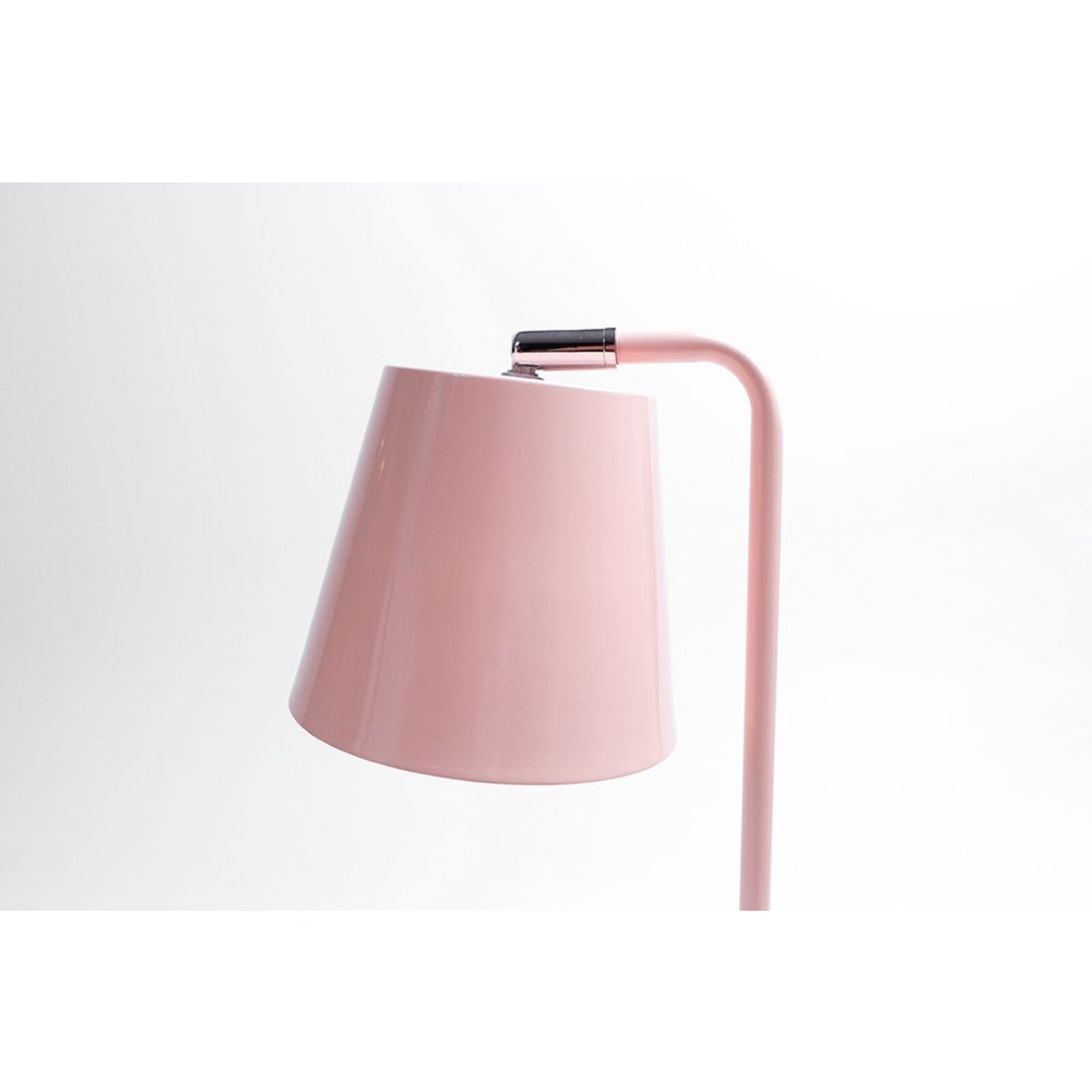Celes Metal Table Desk Lamp Adjustable Shade - Pink Fast shipping On sale