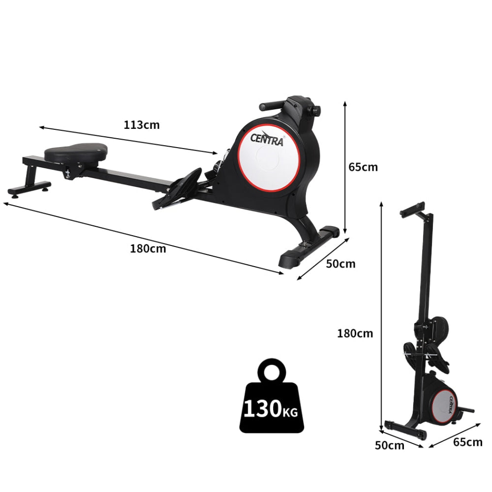 Centra Magnetic Rowing Machine 8 Level Resistance Exercise Fitness Home Gym Sports & Fast shipping On sale