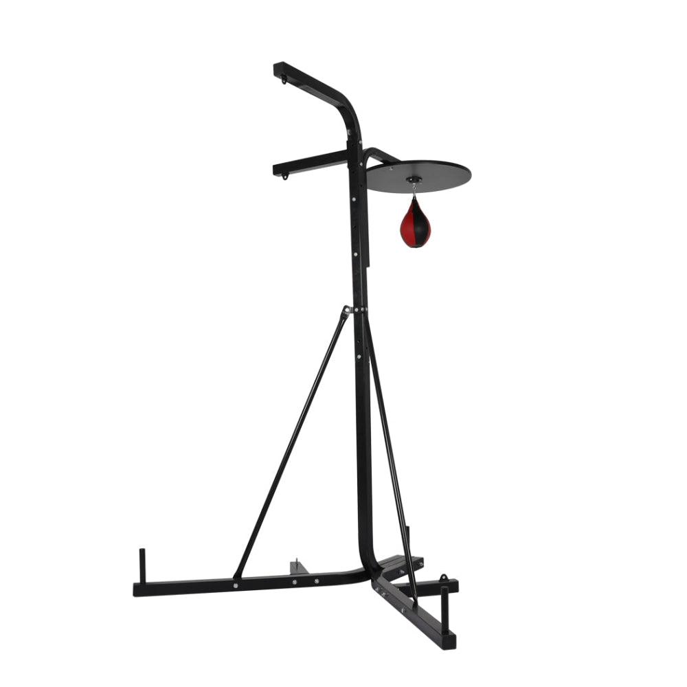 Centra Punching Bag Stand 3 Station Boxing Frame Sports Home Gym Training 227cm & Fitness Fast shipping On sale