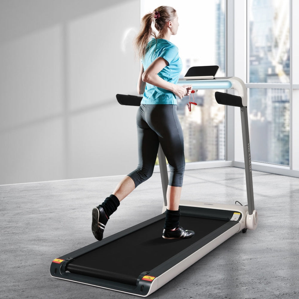 Centra Treadmill Electric Home Gym Exercise Machine Fitness Foldable LED Lightbelt Sports & Fast shipping On sale