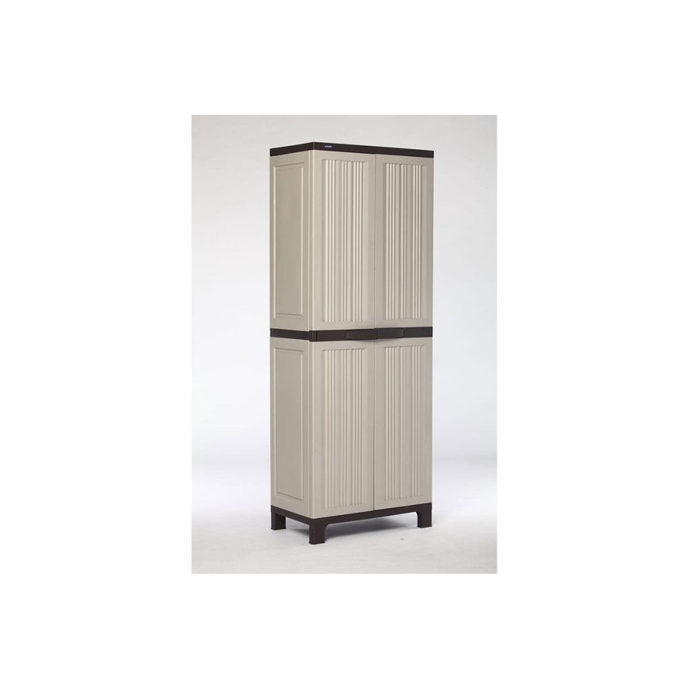 Certa Outdoor Multi-Purpose Cupboard Storage Cabinet Beige Fast shipping On sale