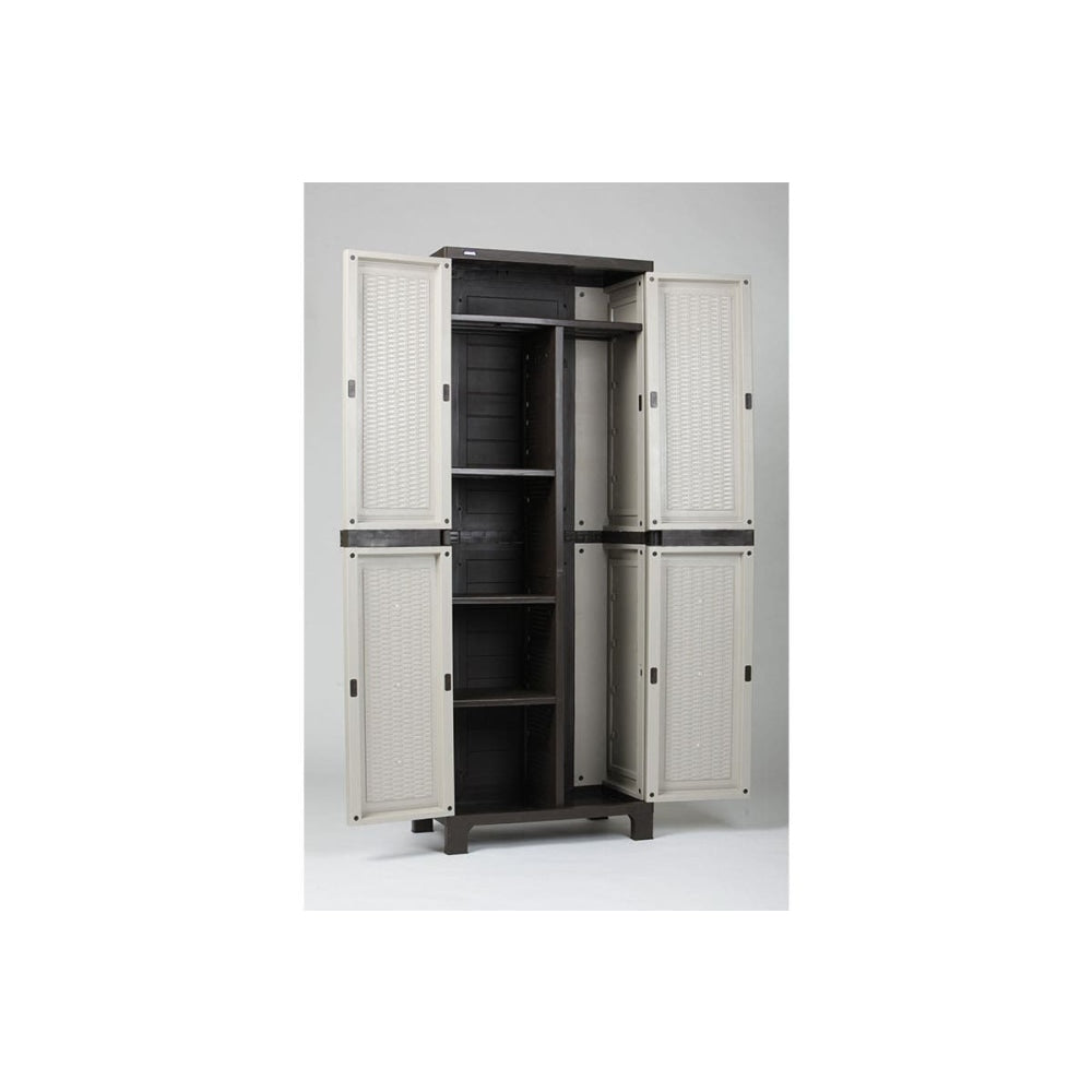 Certa Outdoor Multi-Purpose Cupboard Storage Cabinet Beige Fast shipping On sale