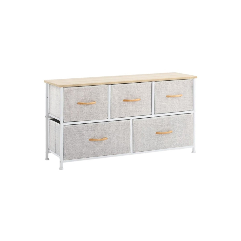 Chest of 5-Drawers Dresser Storage Cabinet - Grey Of Drawers Fast shipping On sale