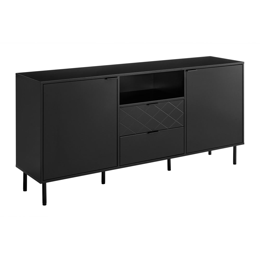 Christian Buffet Unit Sideboard Storage Cabinet - Black & Fast shipping On sale