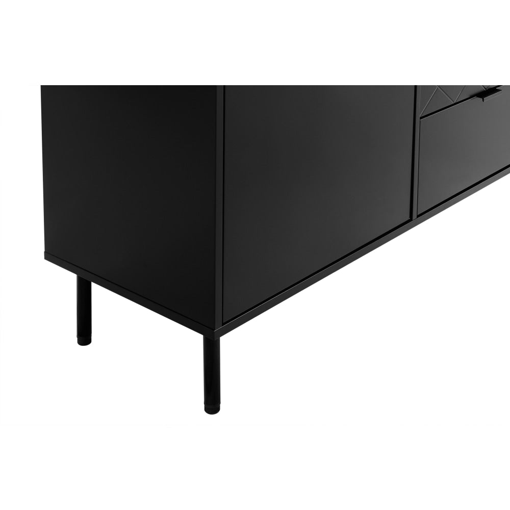 Christian Buffet Unit Sideboard Storage Cabinet - Black & Fast shipping On sale