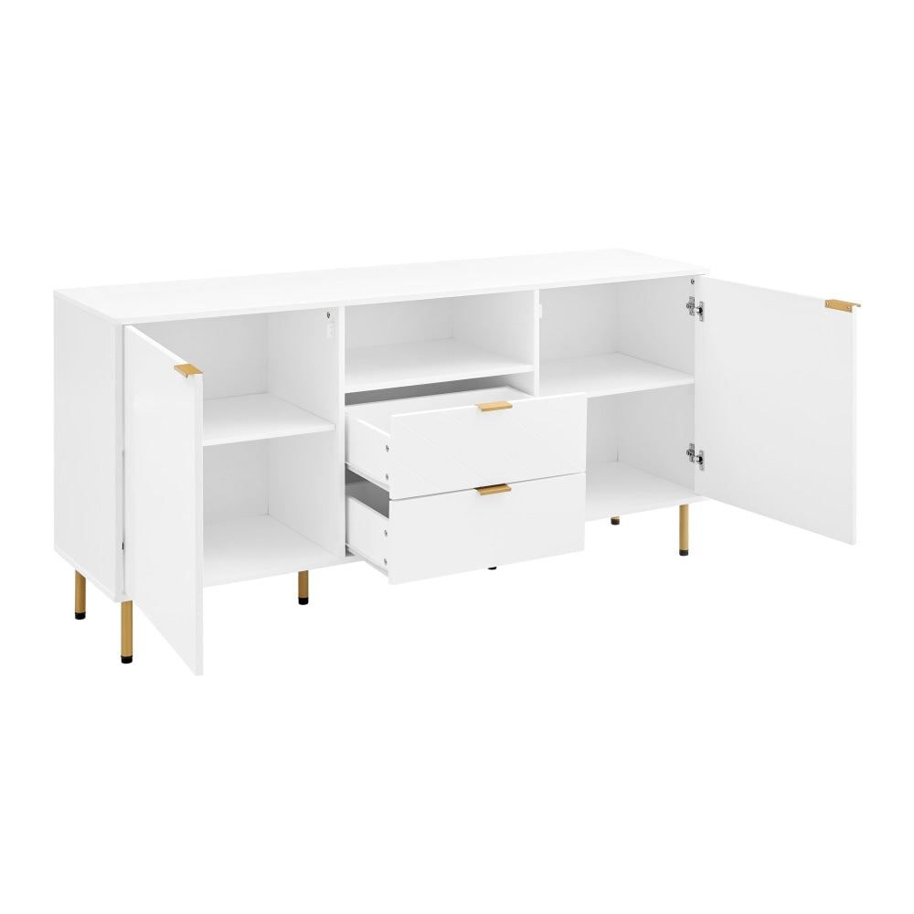 Christian Buffet Unit Sideboard Storage Cabinet - White & Fast shipping On sale