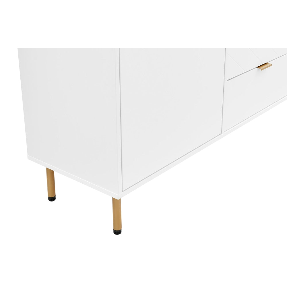 Christian Buffet Unit Sideboard Storage Cabinet - White & Fast shipping On sale