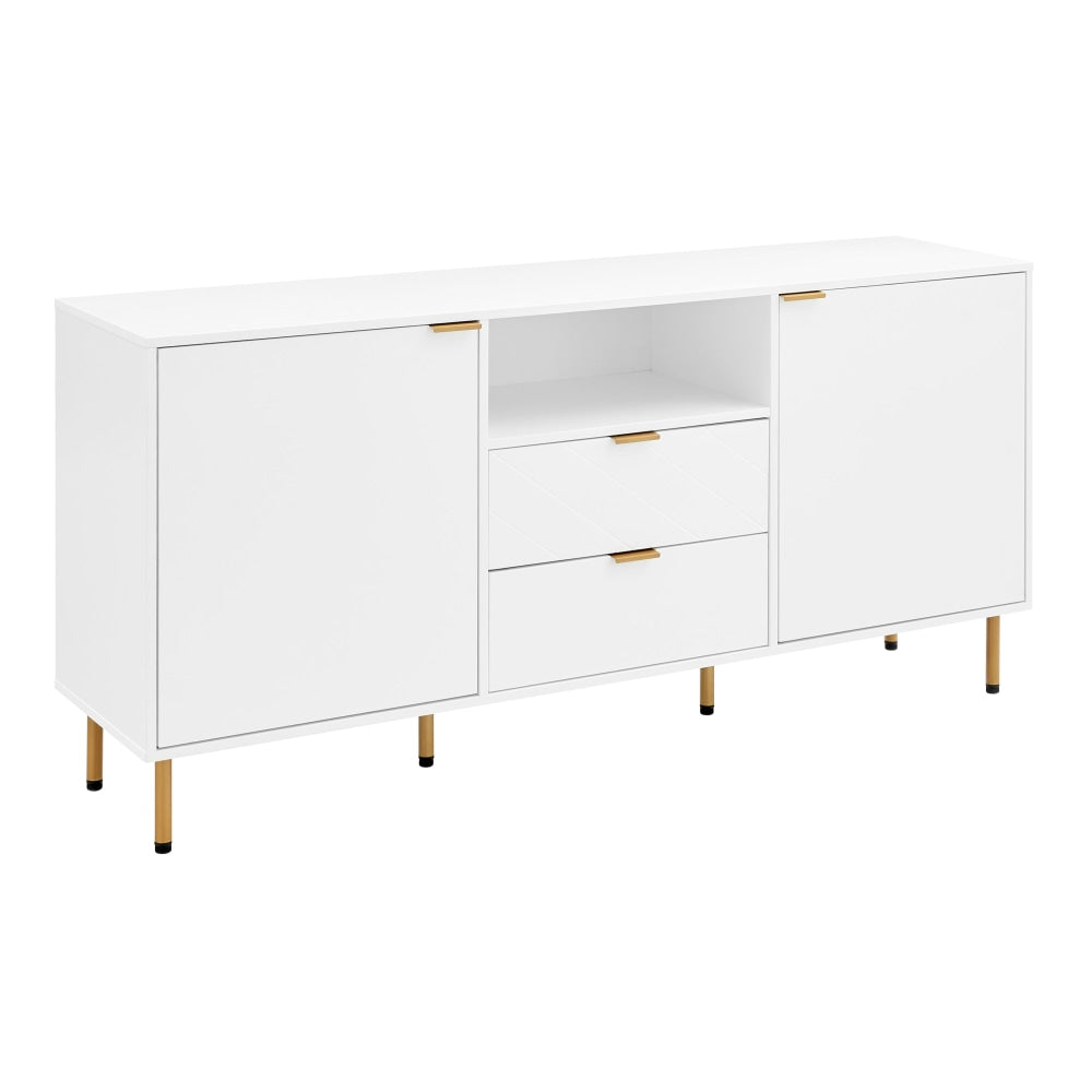 Christian Buffet Unit Sideboard Storage Cabinet - White & Fast shipping On sale