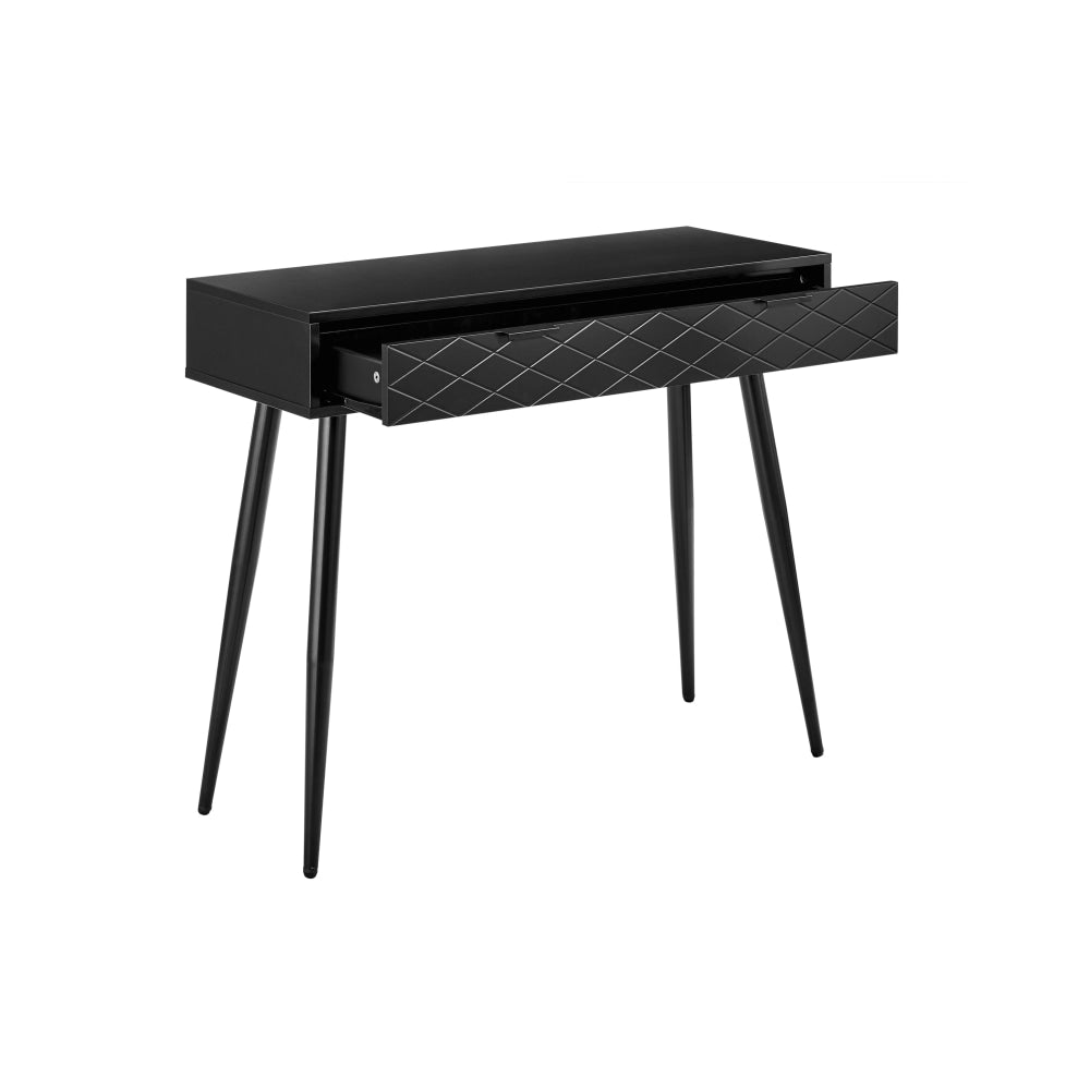 Christian Wooden Hallway Console Hall Table W/ 1-Drawer - Black Fast shipping On sale