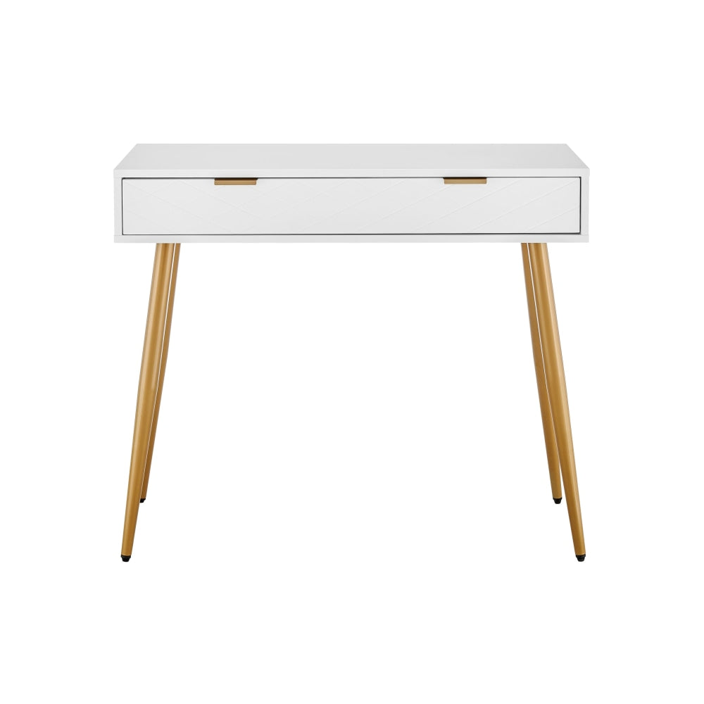 Christian Wooden Hallway Console Hall Table W/ 1-Drawer - White Fast shipping On sale