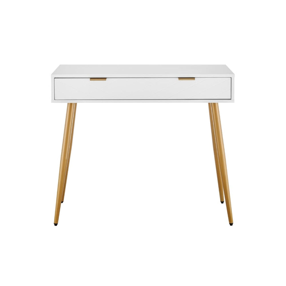Christian Wooden Hallway Console Hall Table W/ 1-Drawer - White Fast shipping On sale