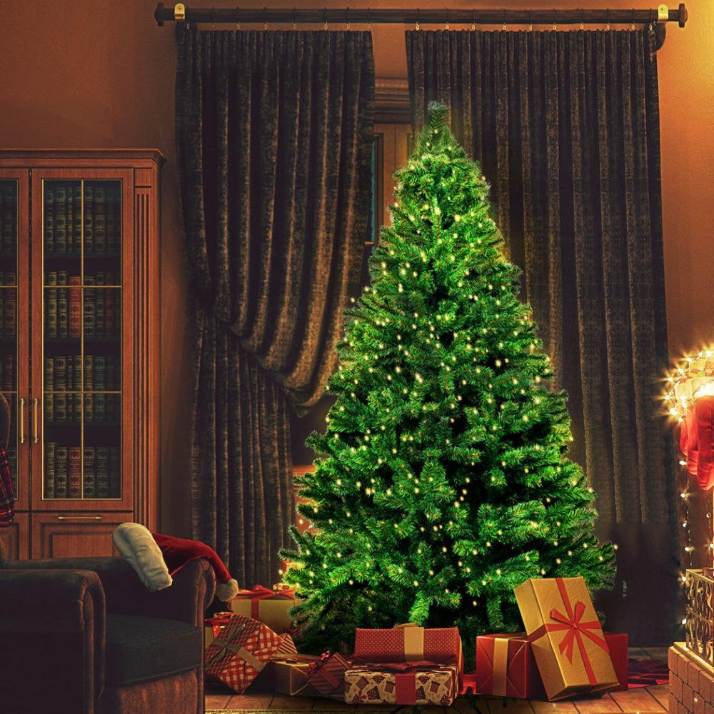 Christmas Tree 1.5M 5Ft Xmas Home Garden Decor Warm LED Lights Fast shipping On sale