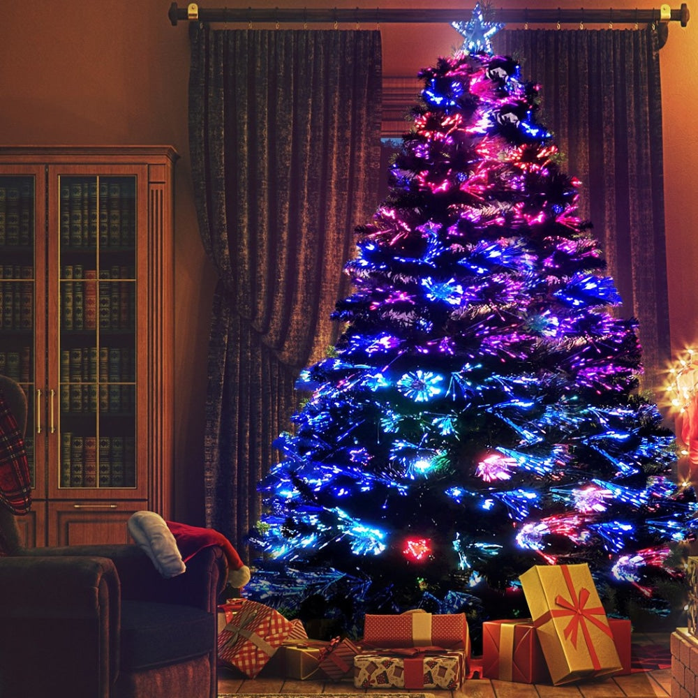 Christmas Tree 2.4M 8Ft Xmas Decorations Fibre Optic Multicolour Lights Fast shipping On sale