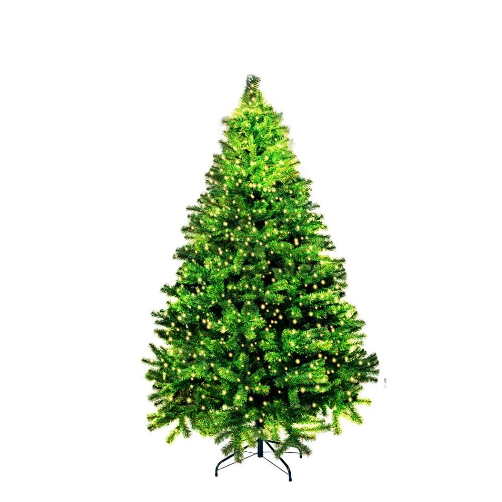 Christmas Tree 2.4M 8Ft Xmas Home Garden Decor Warm LED Lights Fast shipping On sale