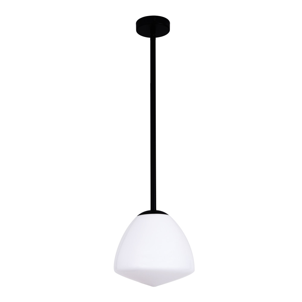 CIOTOLA Pendant Lamp Light Interior ES Matte Black / Frosted Tipped Dome Glass OD220mm Fast shipping On sale