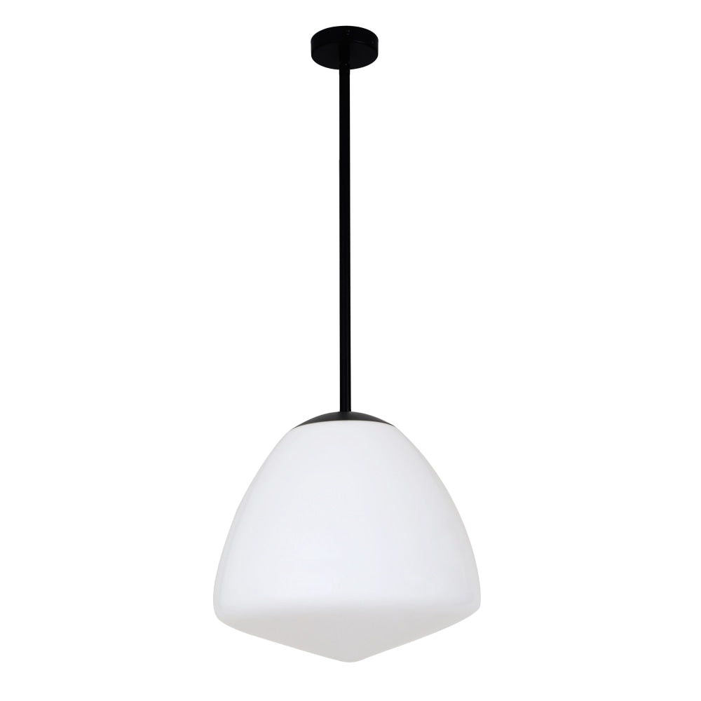 CIOTOLA Pendant Lamp Light Interior ES Matte Black / Frosted Tipped Dome Glass OD280mm Fast shipping On sale