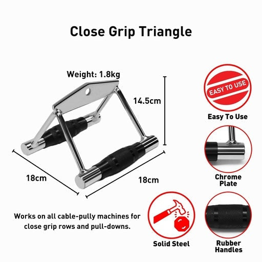 Close Grip Triangle Sports & Fitness Fast shipping On sale