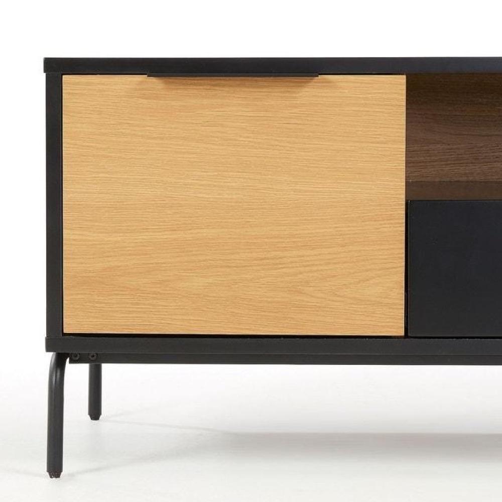 Collen TV Stand Cabinet Entertainment Unit - Black Fast shipping On sale