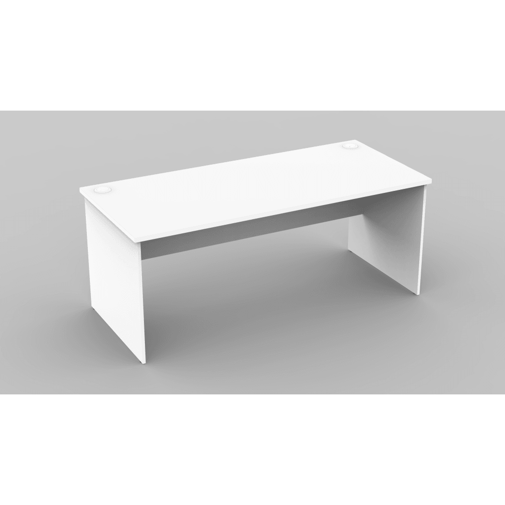 Collins Wooden Executive Work Computer Office Desk 180cm - White Fast shipping On sale
