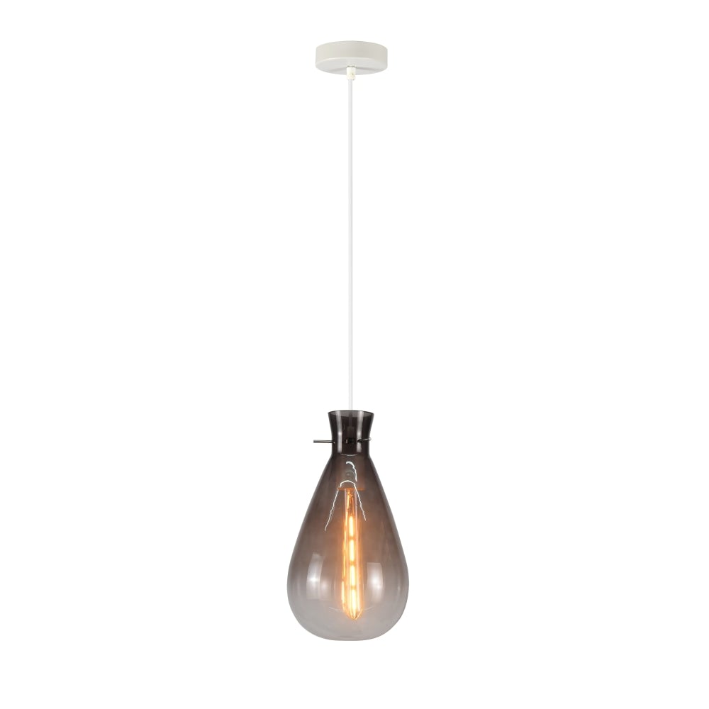 Correy Hanging Pendant Light - Grey Lamp Fast shipping On sale