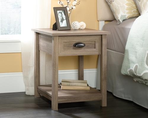 Country Line Night Stand Side Table - Salt Oak Fast shipping On sale