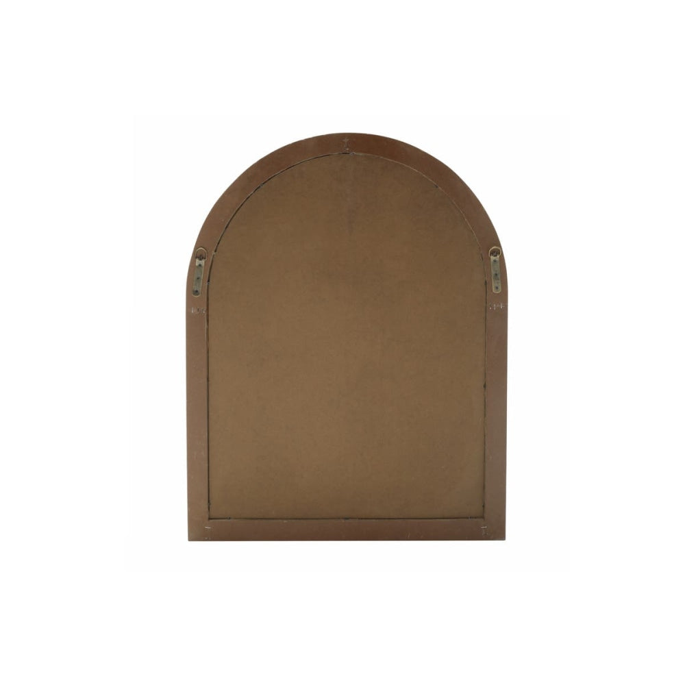 Curved Edge Wooden Wall Mirror Fast shipping On sale