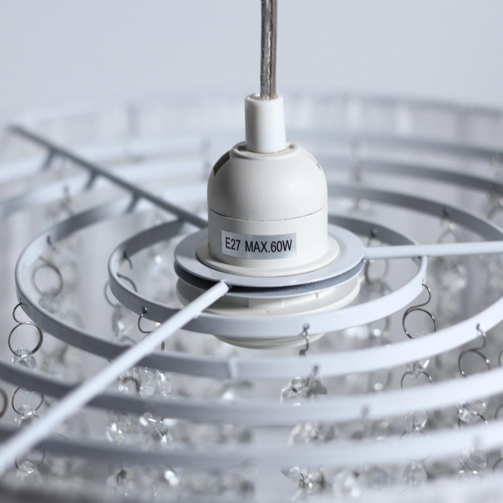 Dahlia Modern Elegant Pendant Lamp Chandelier Ceiling Light - White Chandeliers Fast shipping On sale