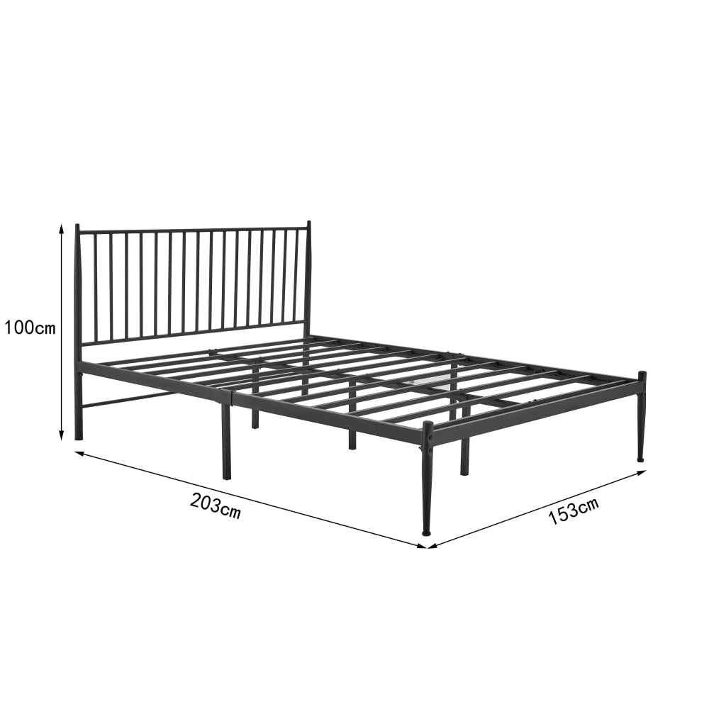 Dallas Bed Frame - Black Queen Fast shipping On sale