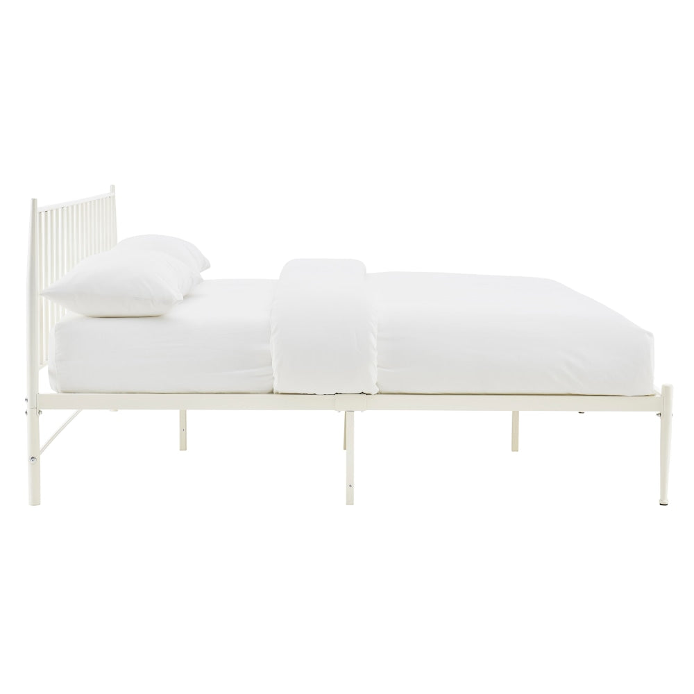 Dallas Bed Frame - White King Fast shipping On sale