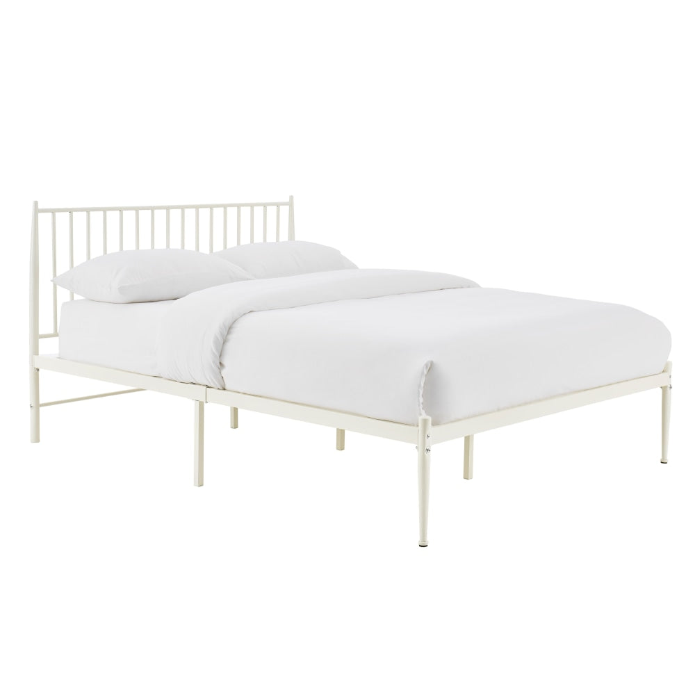 Dallas Bed Frame - White King Fast shipping On sale