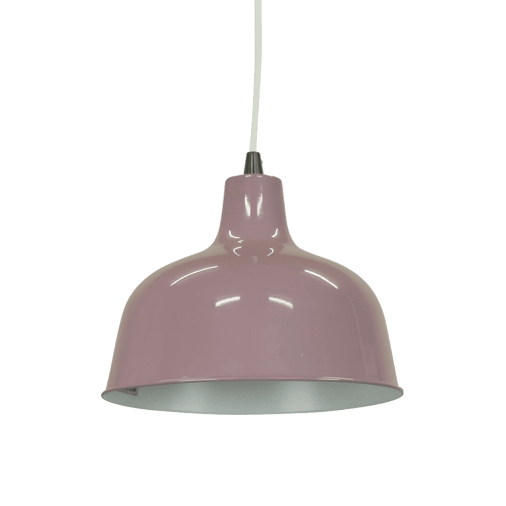 Danica Classic Dome Metal Cord Drop Pendant Light Lamp - Pastel Violet Fast shipping On sale