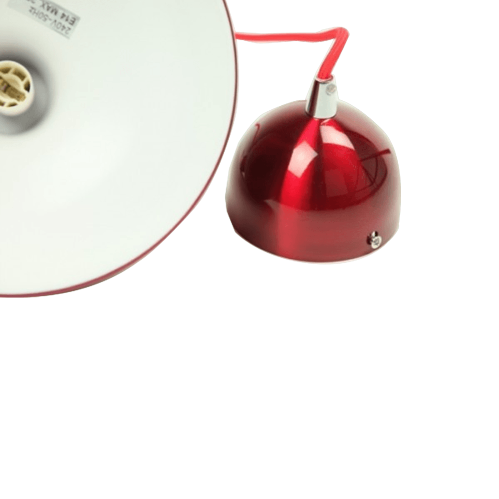 Danica Classic Dome Metal Cord Drop Pendant Light Lamp - Wine Red Fast shipping On sale