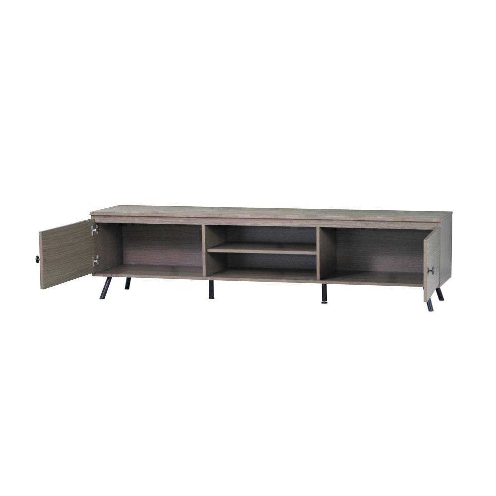 Day Modern Lowline TV Stand Entertainment Unit 1.8m Storage Cabinet - Walnut Fast shipping On sale