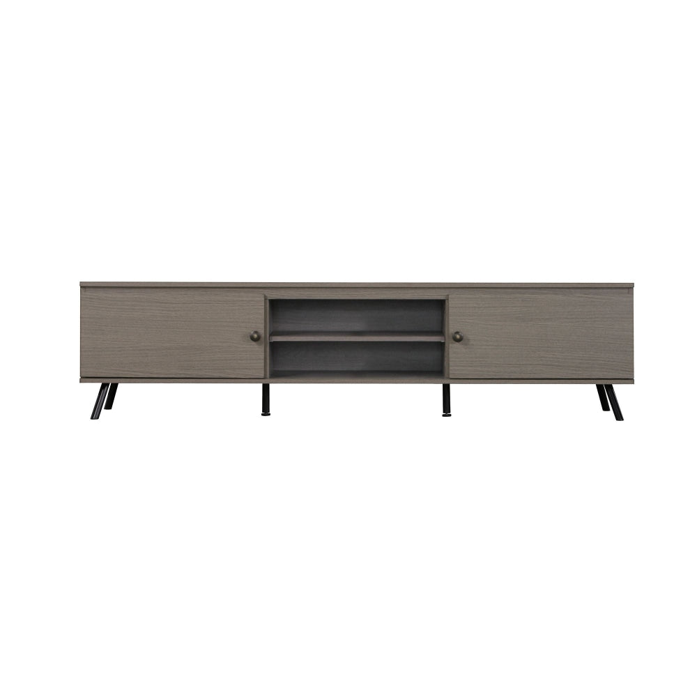 Day Modern Lowline TV Stand Entertainment Unit 1.8m Storage Cabinet - Walnut Fast shipping On sale