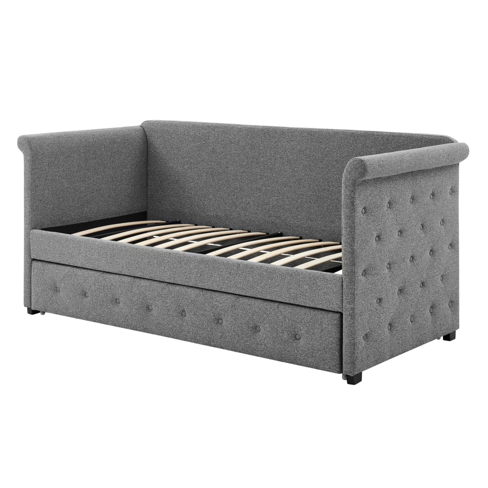 Daybed and Pull Out Trundle - Charcoal Bed Frame Fast shipping On sale