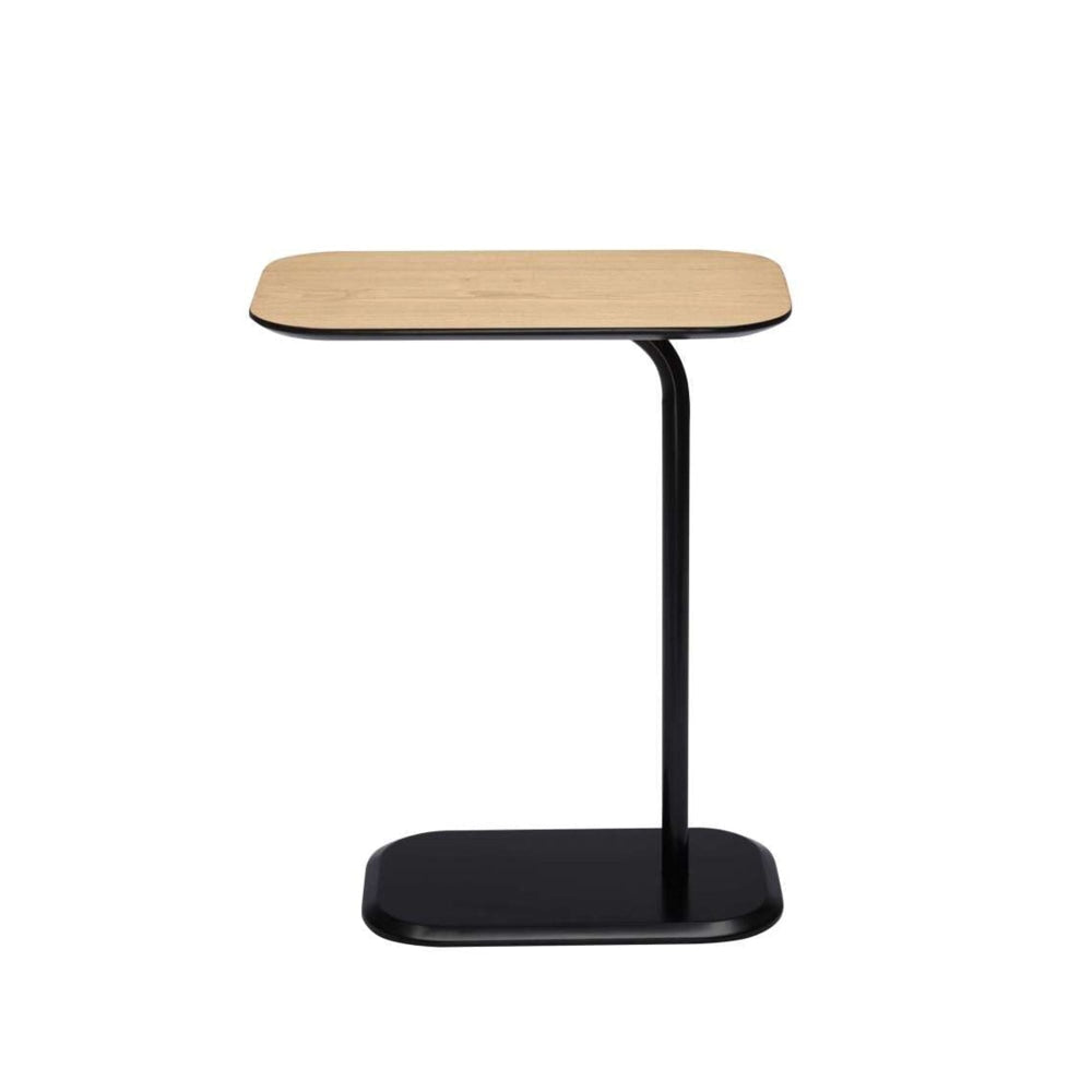 Deanna Modern Wooden Top End Lamp Side Table - Black & Light Oak Fast shipping On sale