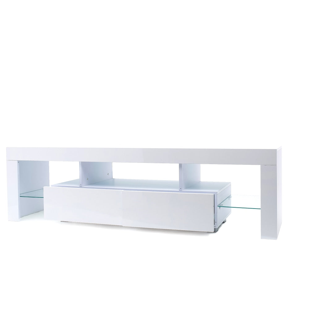 Lowline Modern Entertainment Unit TV Stand Storage 160cm - White Fast shipping On sale