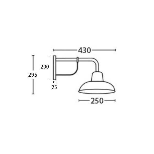 DEKSEL Wall Light Interior Surface Mounted ES Dome Aged Copper (Brass bracket & Base neck) Lamp Fast shipping On sale