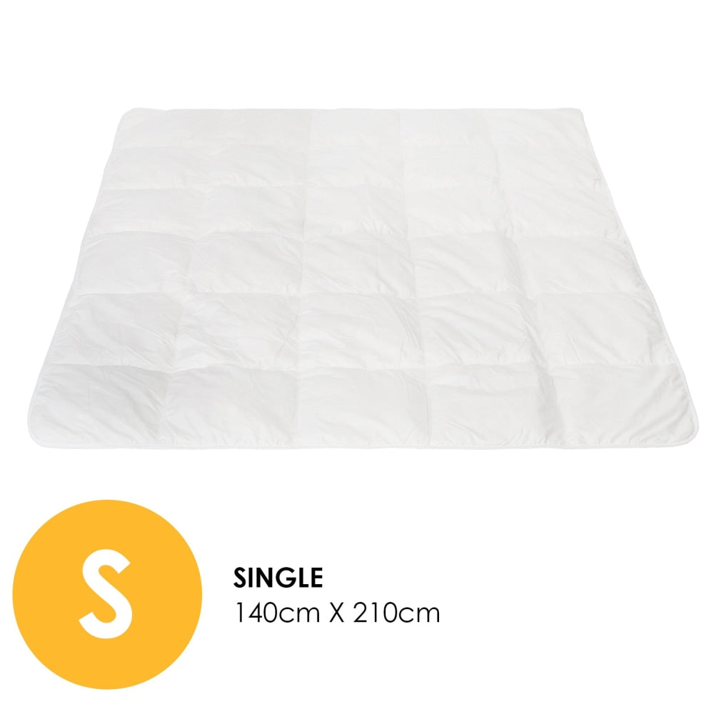 Deluxe 260GSM Eco-Silk Touch Quilt - Single Fast shipping On sale