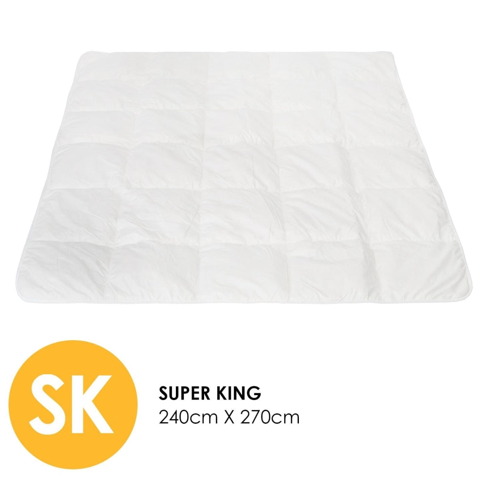 Deluxe 260GSM Eco-Silk Touch Quilt - Super King Fast shipping On sale