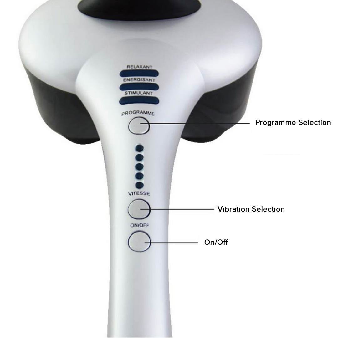 Deluxe Hand Held Infrared Percussion Massager with Soothing Heat Fast shipping On sale